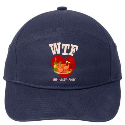 Thanksgiving Is A Turkey And Family Gift 7-Panel Snapback Hat