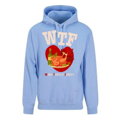 Thanksgiving Is A Turkey And Family Gift Unisex Surf Hoodie