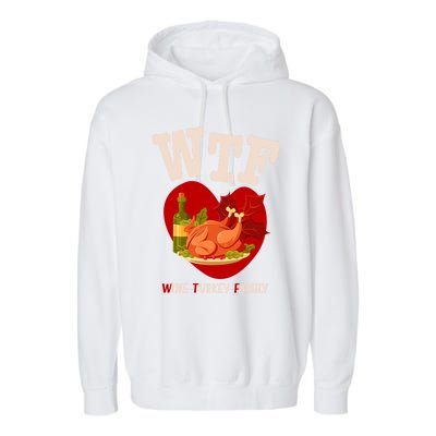 Thanksgiving Is A Turkey And Family Gift Garment-Dyed Fleece Hoodie