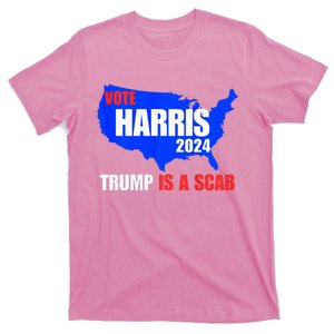 Trump Is A Scab Vote Harris 2024 T-Shirt