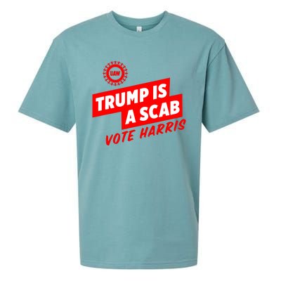 Trump Is A Scab Sueded Cloud Jersey T-Shirt