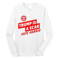 Trump Is A Scab Long Sleeve Shirt