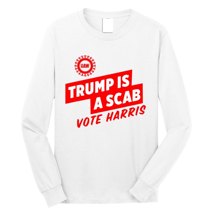 Trump Is A Scab Long Sleeve Shirt