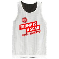 Trump Is A Scab Mesh Reversible Basketball Jersey Tank