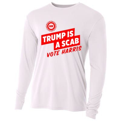 Trump Is A Scab Cooling Performance Long Sleeve Crew