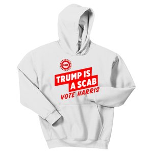 Trump Is A Scab Kids Hoodie