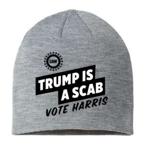 Trump Is A Scab Sustainable Beanie