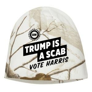 Trump Is A Scab Kati - Camo Knit Beanie