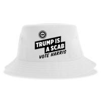 Trump Is A Scab Sustainable Bucket Hat