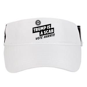 Trump Is A Scab Adult Drive Performance Visor