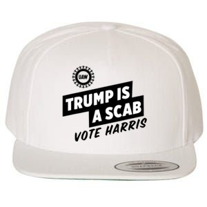 Trump Is A Scab Wool Snapback Cap