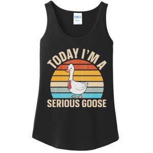 Today IM A Serious Goose Ladies Essential Tank