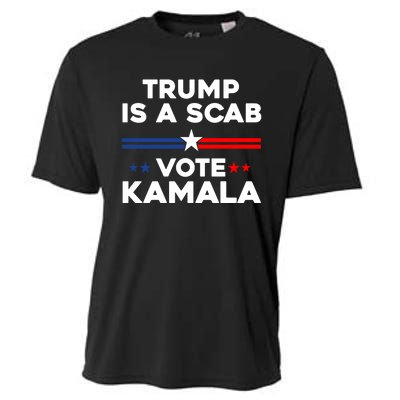 Trump Is A Scab Vote Kamala Harris 2024 Cooling Performance Crew T-Shirt