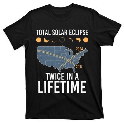 Twice In A Lifetime Solar Eclipse 2024 Total Eclipse T-Shirt