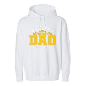 This Is Awesome Dad Garment-Dyed Fleece Hoodie