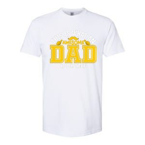 This Is Awesome Dad Softstyle® CVC T-Shirt