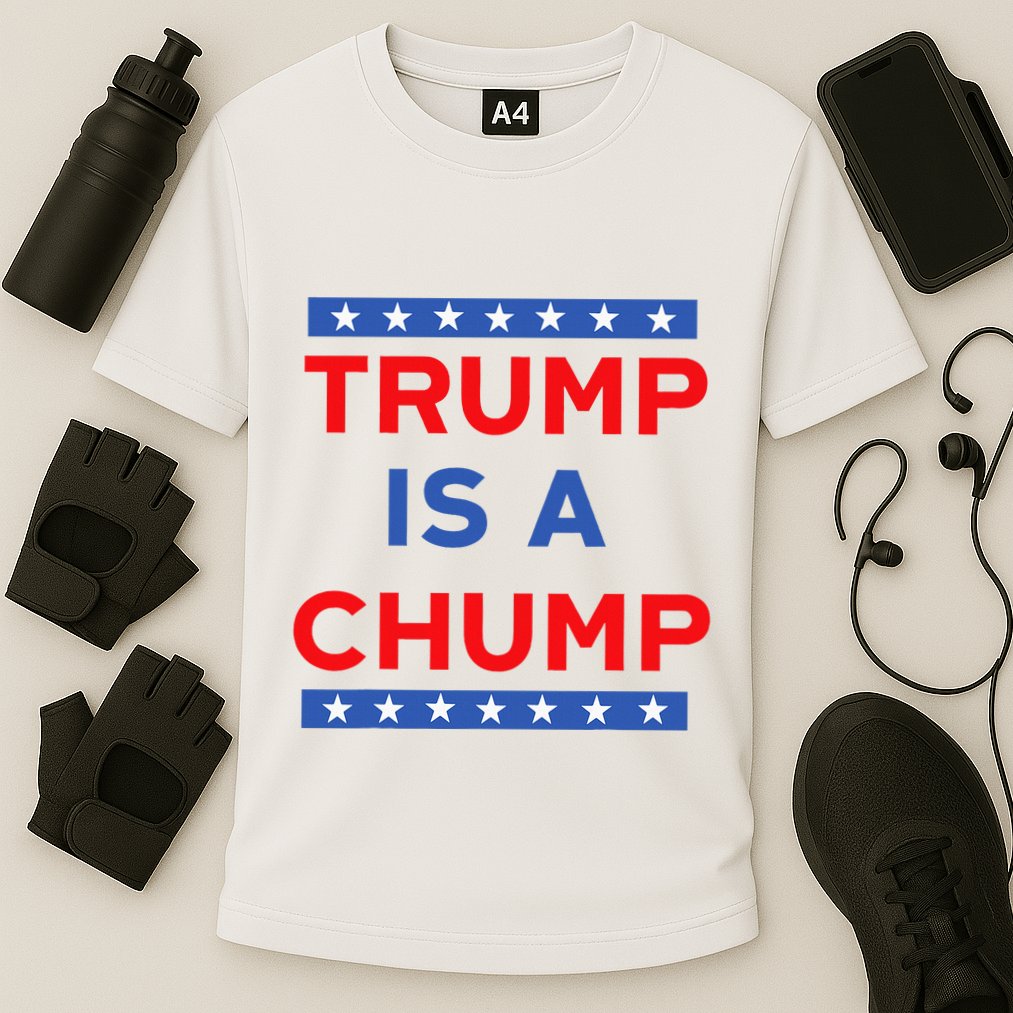 Trump Is A Chump Funny Politica Cooling Performance Crew T-Shirt
