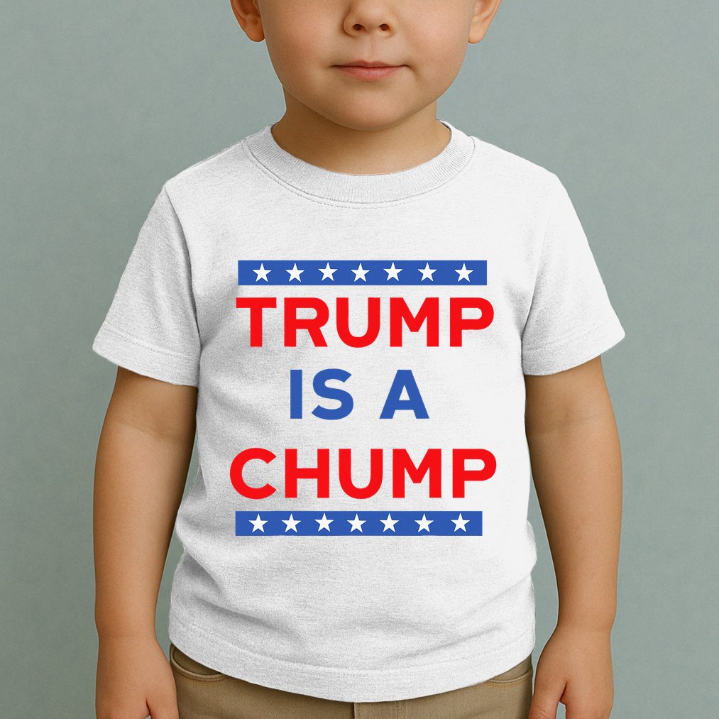 Trump Is A Chump Funny Politica Toddler T-Shirt