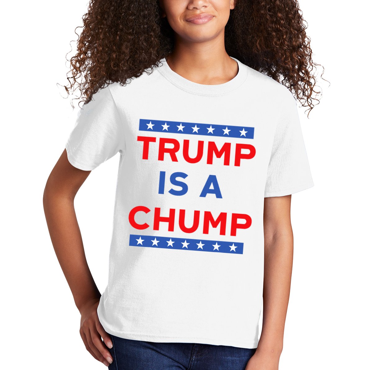 Trump Is A Chump Funny Politica Kids T-Shirt
