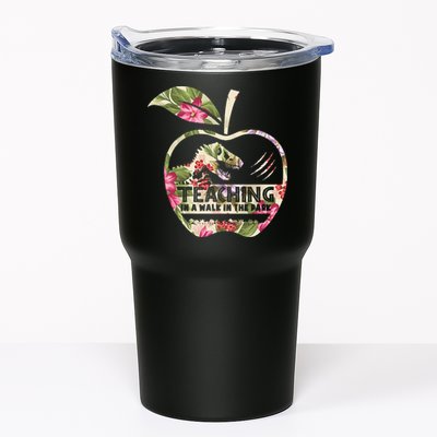 Teaching Is A Walk In The Park Funny Teacher Dinosaur Tumbler