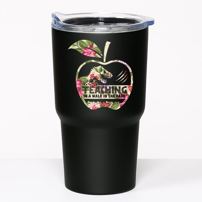 Teaching Is A Walk In The Park Funny Teacher Dinosaur Tumbler