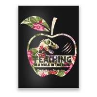 Teaching Is A Walk In The Park Funny Teacher Dinosaur Poster