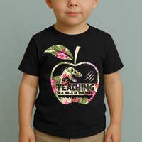 Teaching Is A Walk In The Park Funny Teacher Dinosaur Toddler T-Shirt