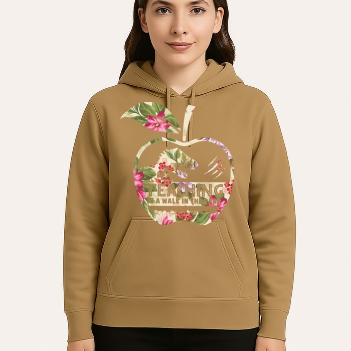 Teaching Is A Walk In The Park Funny Teacher Dinosaur Hoodie