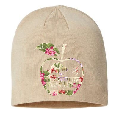 Teaching Is A Walk In The Park Funny Teacher Dinosaur Sustainable Beanie