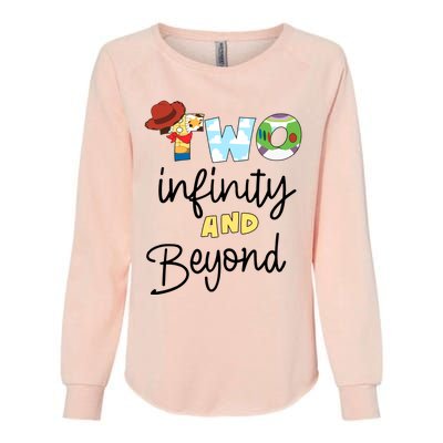 Two Infinity And Beyond Womens California Wash Sweatshirt