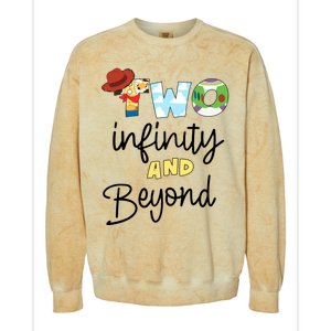 Two Infinity And Beyond Colorblast Crewneck Sweatshirt