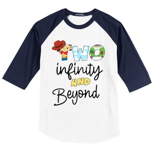 Two Infinity And Beyond Baseball Sleeve Shirt