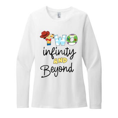 Two Infinity And Beyond Womens CVC Long Sleeve Shirt