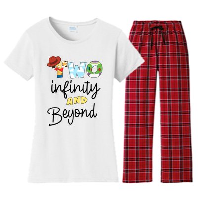 Two Infinity And Beyond Women's Flannel Pajama Set