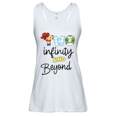 Two Infinity And Beyond Ladies Essential Flowy Tank