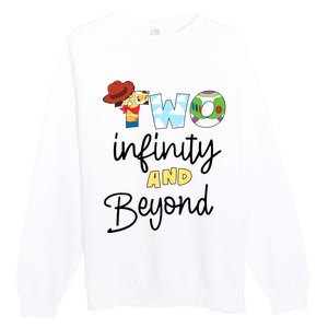 Two Infinity And Beyond Premium Crewneck Sweatshirt