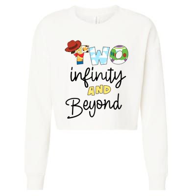 Two Infinity And Beyond Cropped Pullover Crew