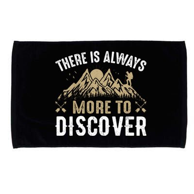 There Is Always More To Discover Camping Vintage Microfiber Hand Towel