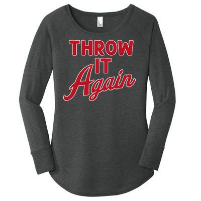 Throw It Again Women's Perfect Tri Tunic Long Sleeve Shirt