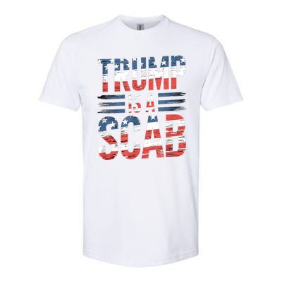 Trump Is A Scab Kamala Harris 2024 Softstyle® CVC T-Shirt