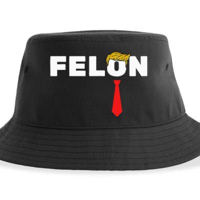 Trump Is A Felon Trump Is Guilty On 34 Counts Sustainable Bucket Hat