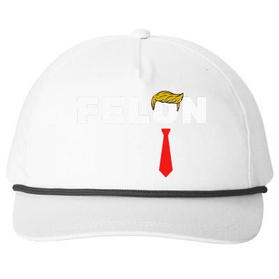 Trump Is A Felon Trump Is Guilty On 34 Counts Snapback Five-Panel Rope Hat