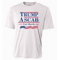 Trump Is A Scab Vote For Harris 2024 Cooling Performance Crew T-Shirt