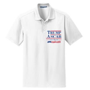 Trump Is A Scab Vote For Harris 2024 Dry Zone Grid Polo