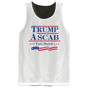 Trump Is A Scab Vote For Harris 2024 Mesh Reversible Basketball Jersey Tank