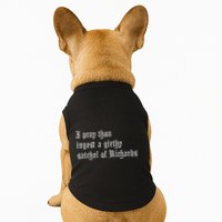 Thou Ingest A Satchel Of Richards Funny Medieval Meme Quote Doggie Tank