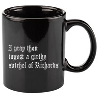 Thou Ingest A Satchel Of Richards Funny Medieval Meme Quote 11oz C Handle Ceramic Mug