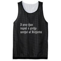 Thou Ingest A Satchel Of Richards Funny Medieval Meme Quote Mesh Reversible Basketball Jersey Tank