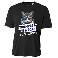 Trump Is A Scab Vote Harris 2024 Trump Is A Scab Vote Kamala 2024 Cooling Performance Crew T-Shirt