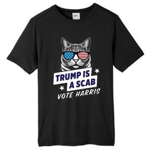 Trump Is A Scab Vote Harris 2024 Trump Is A Scab Vote Kamala 2024 Tall Fusion ChromaSoft Performance T-Shirt